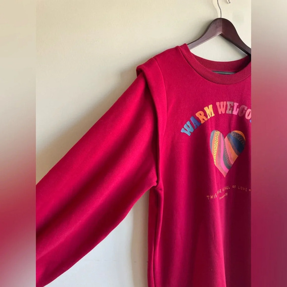 NWT Farm Rio||Warm Welcome Sweater Mini Dress, Size Small so soft and cozy - Picture 5 of 10